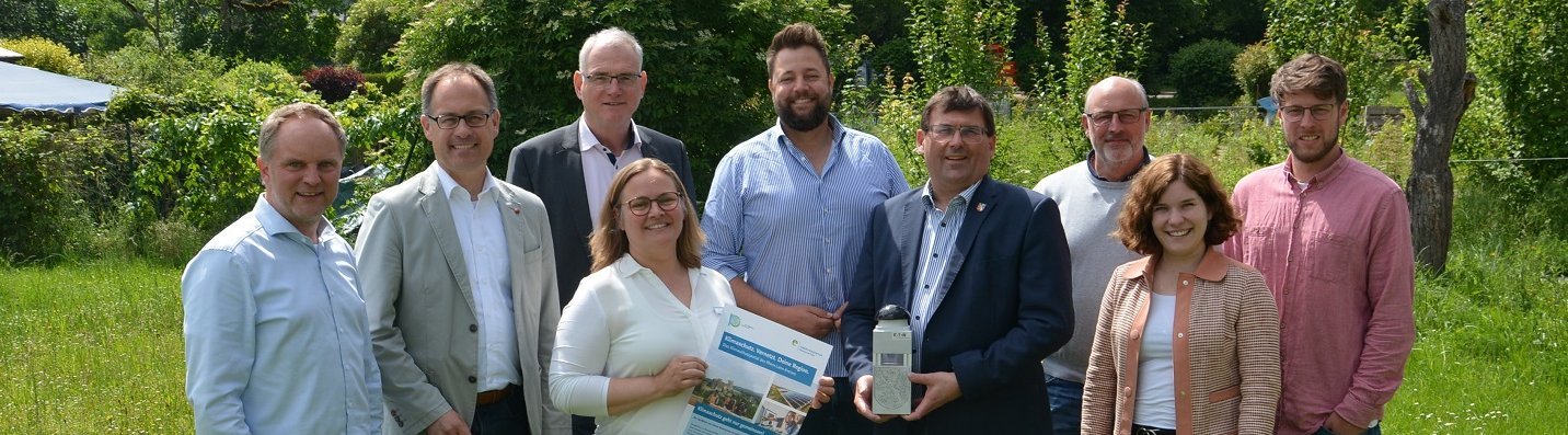 Gruppenfoto der Verwaltungsspitzen des Rhein-Lahn-Kreises