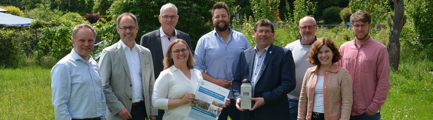 Gruppenfoto der Verwaltungsspitzen des Rhein-Lahn-Kreises